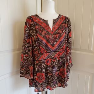 Anthropologie NWOT Audrey Quilted Tunic Blouse